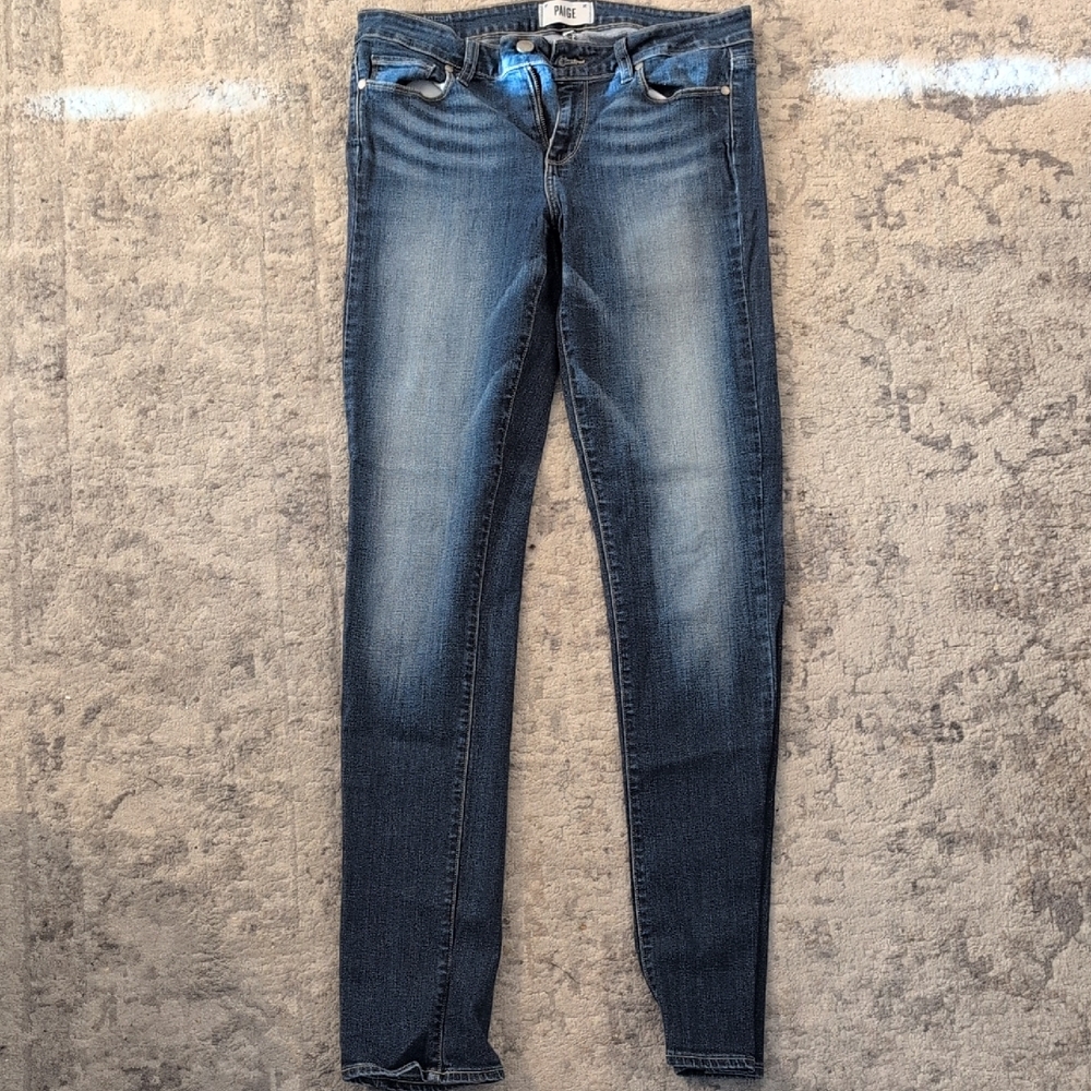 PAIGE Dark Wash Skinny Jeans